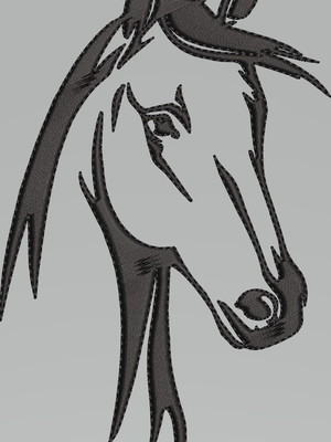 Matriz de bordado cavalo