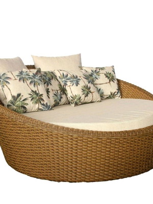 Capa para almofada de chaise redonda 1,20 de diâmetro