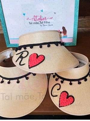 Viseira customizado personalizado com nome ou palavra