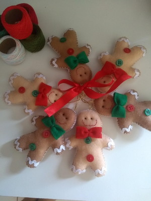 Enfeite de natal biscoito