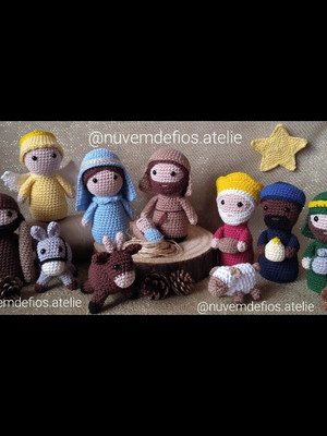 Presépio, amigurumi
