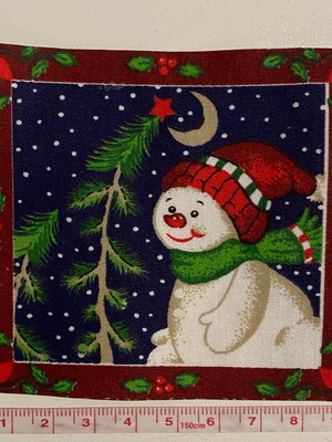 Patch aplique termocolante boneco de neve #41 2 unidades