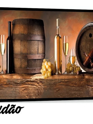 1 quadro grande bebidas vinho moderno molduras