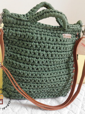 Bolsa de crochê grande "sandra"