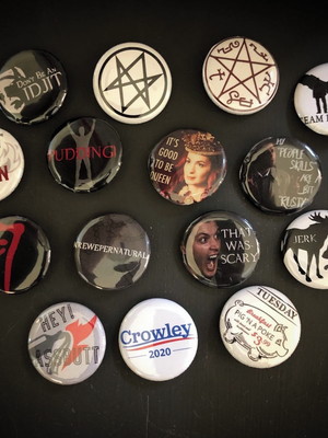 Botons supernatural spn buttons broches