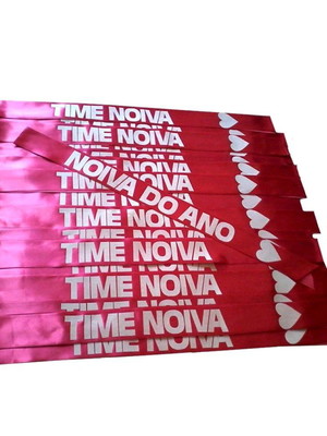 Kit faixas miss personalizadas para despedida de solteira