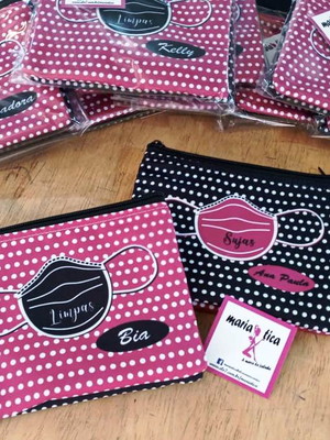 Kit porta mascaras personalizado