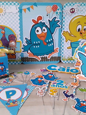 Kit festa só um bolinho galinha pintadinha 3