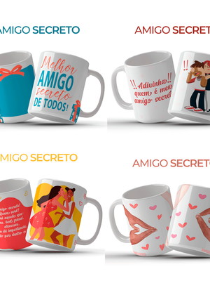 Pacote de artes amigo secreto