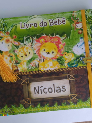 Livro do bebê safari