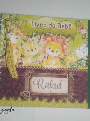 Livro do bebê safari menino