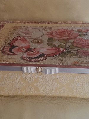 Caixa personalizada, quadrda de mdf