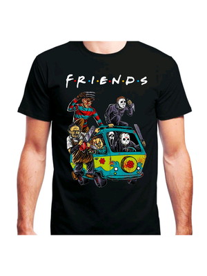 Camiseta friends terror