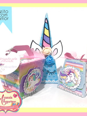Personalizados unicornio 30 peças