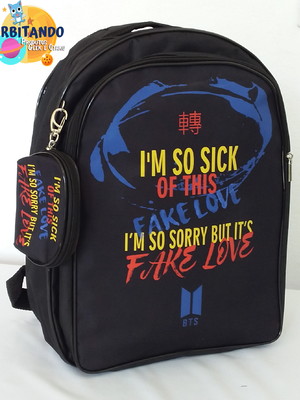 Mochilas bts - fake love