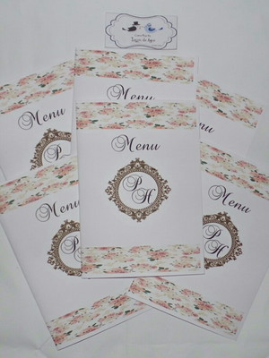 Menu - rose