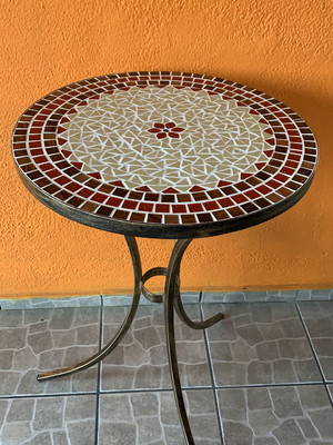 Mesa em mosaico diâmetro 50cm
