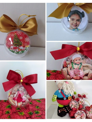 Bolinha de natal personalizada
