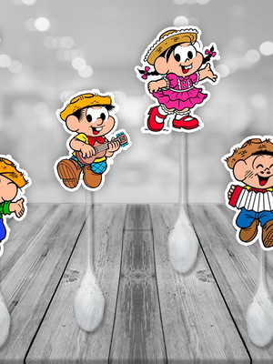 Colherzinhas decoradas são joão