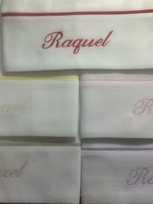 Fraldas bordadas (6 fraldas de ombro)