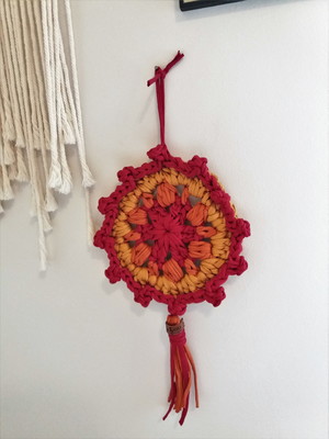 Adorno parede mandala 20 cm