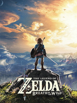 Quadro decorativo mfd zelda breath of the wild