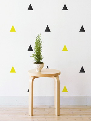 Kit adesivo triangulo com 160 triangulos