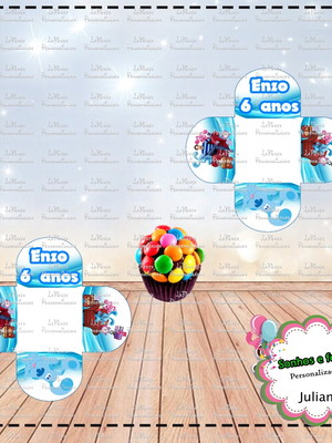 Forminha para docinho as pistas de blue