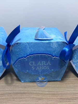 Caixa bala 3d frozen