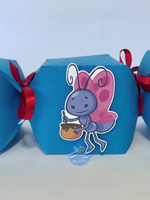 Caixa bala 3d galinha pintadinha