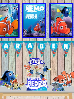 Kit so um bolinho procurando nemo
