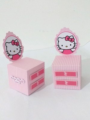 Caixa penteadeira hello kitty bailarina