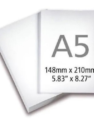 Papel offset 90g a5 - 250 folhas