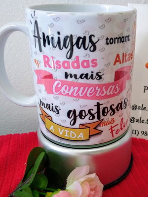 Caneca personalizada amigas
