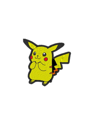 Patch bordado termocolante pokémon pikachu - modelo1