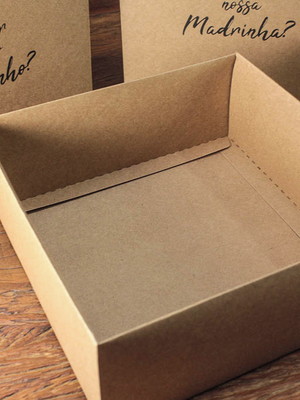 30 unid caixa 20x20x8cm craft personalizada
