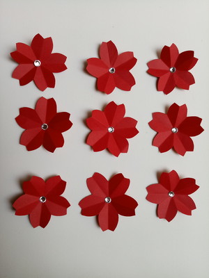 Flor de sakura com strass | flores | decoração