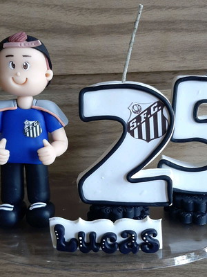 Velas personalizadas time de futebol