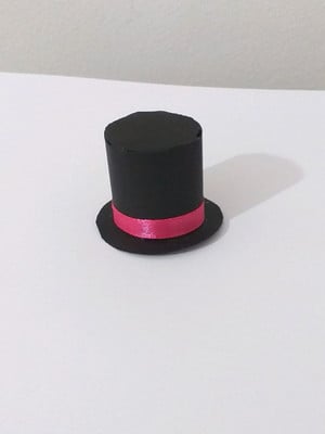 Mini cartola para tubete