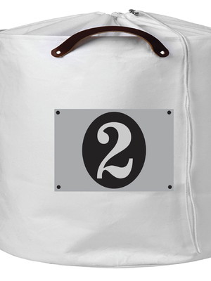 Kit de cestos redondo org. branco 1-2-3 oval cinza-cód 4620