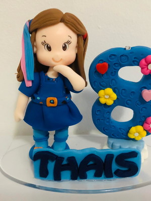 Topo chiquititas em biscuit