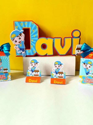 Kit festa em casa lucas netto 31 itens