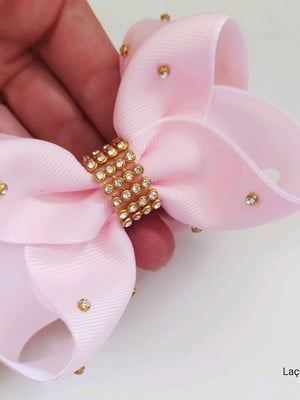 Laço com strass