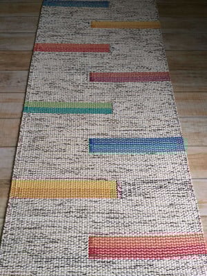 Tapete passadeira artesanal 1,50 x 0,60 sisal e barbante