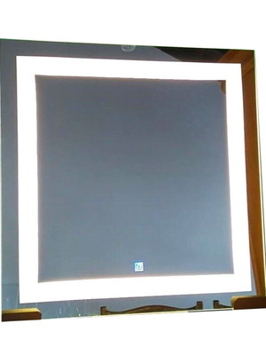 Espelho quadrado led com iluminação - 80cm x 80cm touch