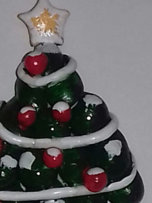 Enfeite de natal com ima kit 2 peças