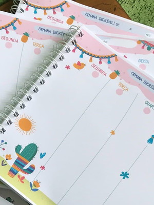 Planner semanal de mesa