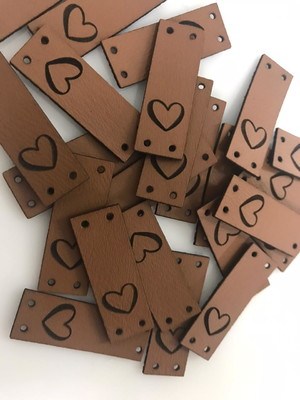 100 etiquetas couro para borda 1,2 x 4,0cm !!! frete grátis