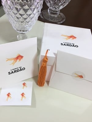 Kit cartão empresarial personalizado com 20 unid