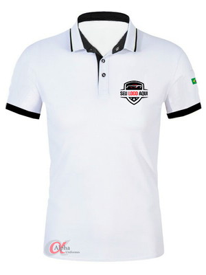 Camisa polo para uniformes profissionais kit 10 pçs